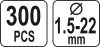Yato e-gyűrű készlet 300 részes