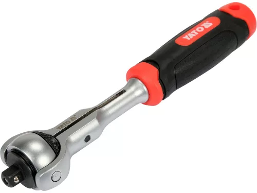 Yato racsnis hajtószár 1/4" 145 mm 72T forgó fejes CrV