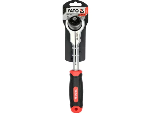 Yato racsnis hajtószár 1/2" 145 mm 72T forgó fejes CrV