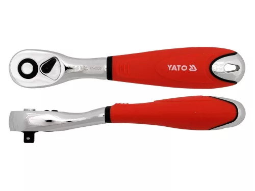 Yato racsnis hajtószár 1/4" 155 mm 72T hajlított szár CrV