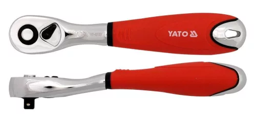 Yato racsnis hajtószár 1/4" 155 mm 72T hajlított szár CrV