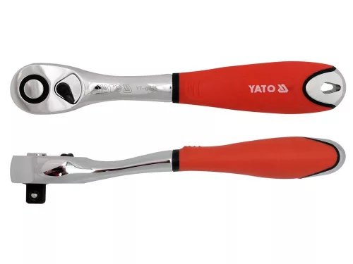 Yato racsnis hajtószár 1/2" 255 mm 72T hajlított szár CrV