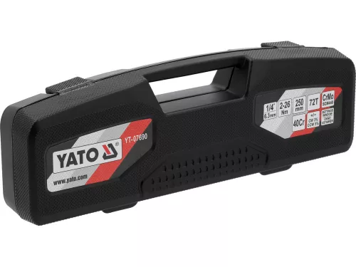 Yato nyomatékkulcs 1/4" 2-26NM