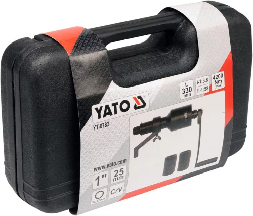 Yato nyomatéksokszorozó 1 col, 4200 Nm CrV