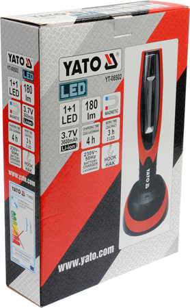 Yato akkus LED lámpa 1+ 1 LED (akku + töltő)