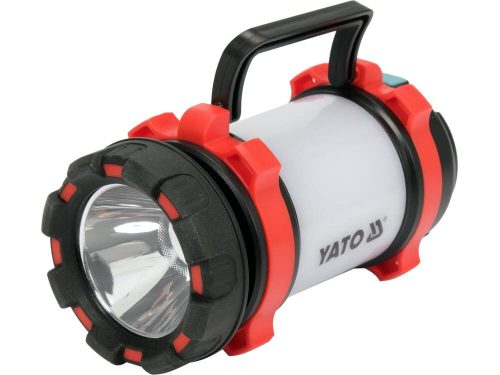 Yato akkus LED kemping lámpa 6 üzemmód 380 / 200 lumen (akku + töltő)