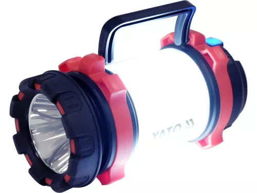 Yato akkus LED kemping lámpa 6 üzemmód 380 / 200 lumen (akku + töltő)