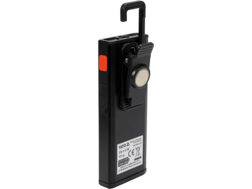 Yato akkus LED zseblámpa 500 / 200 / 60 lumen (akku + töltő)