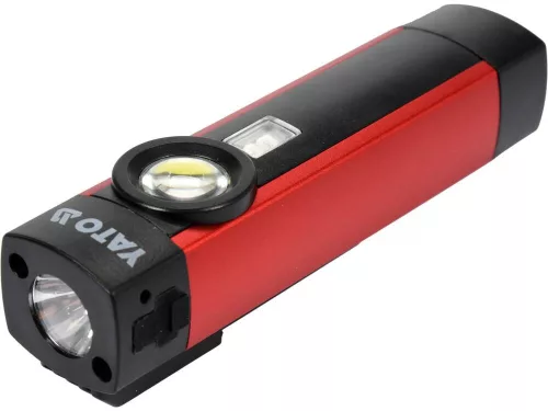 Yato akkus LED + UV zseblámpa 200/300 lumen (akku + töltő)