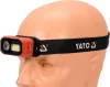 Yato akkus LED fejlámpa 480 lumen mozgásérzékelős (akku + töltő)