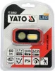 Yato akkus LED fejlámpa 480 lumen mozgásérzékelős (akku + töltő)