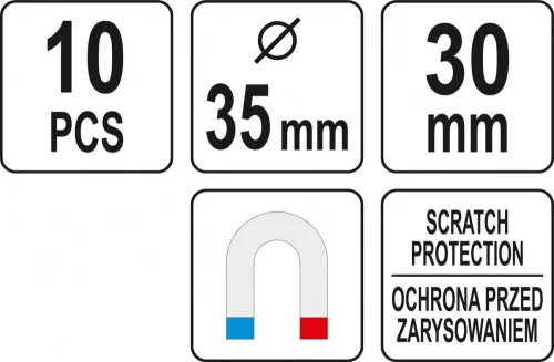 Yato mágneses akasztó (10 db/cs)
