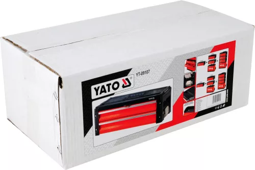 Yato szerszámosláda fém (2 fiókos) 500 x 250 x 18 mm