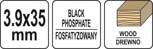 Yato szalagtáras gipszkarton csavar fához 3,5 x 35 mm (1000 db/cs)