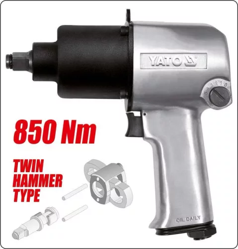Yato légkulcs ütvecsavarozó 1/2 col 850Nm