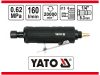 Yato pneumatikus egyenes csiszoló 1/4" 160 l/min