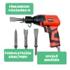 Yato pneumatikus vésőgép vésőfejekkel könnyített