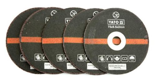 Yato vágókorong fémre 75 x 9,5 x 2,0 mm YT-0993-hoz (5 db/cs)