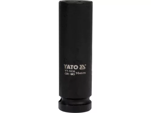 Yato gépi hosszú dugókulcs 1/2" 16 mm CrMo