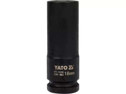 Yato gépi hosszú dugókulcs 1/2" 18 mm CrMo