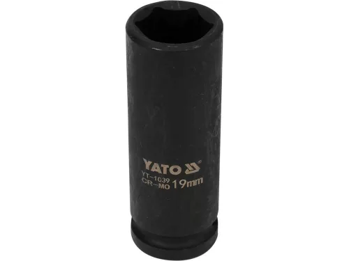 Yato gépi hosszú dugókulcs 1/2" 19 mm CrMo