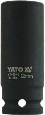 Yato Gépi hosszú dugókulcs 1/2" 22 mm CrMo