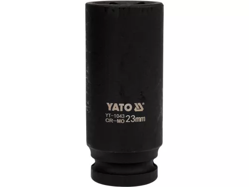 Yato gépi hosszú dugókulcs 1/2" 23 mm CrMo