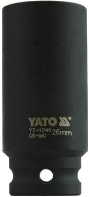 Yato Gépi hosszú dugókulcs 1/2" 26 mm CrMo