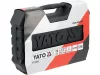 Yato 1/2" dugókulcs-készlet, ütésálló, hosszított 19 részes