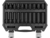 Yato 1/2" dugókulcs-készlet, ütésálló, hosszított 19 részes