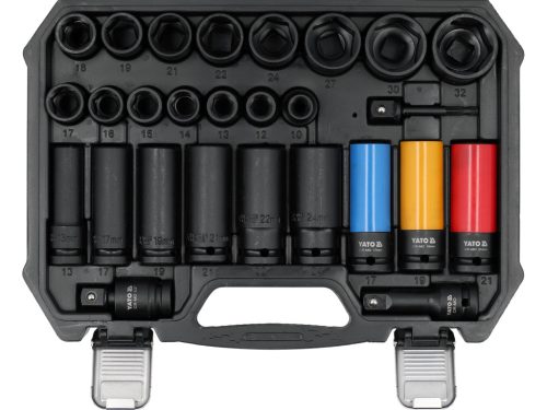 Yato 1/2" ütvecsavarozó bitkészlet 27 darab