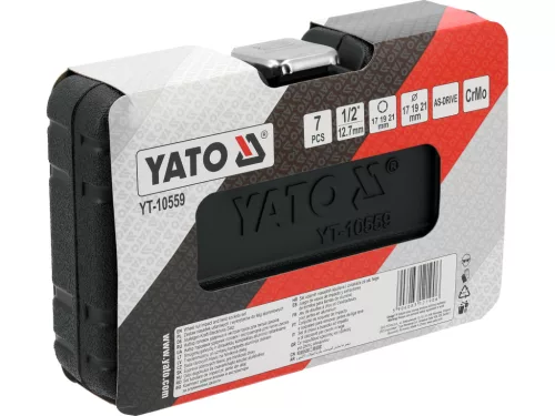 Yato kerékanya és csavaros dugókulcs-készlet 1/2" 7db