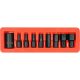 Yato gépi imbusz bit készlet 9 részes 1/2" 6-19 mm dugókulcs adapterrel