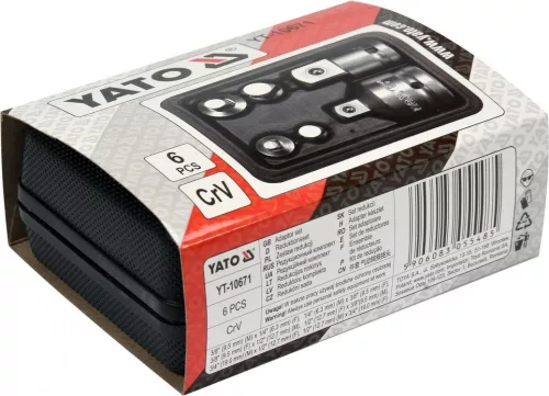 Yato dugókulcs adapter készlet 6 részes CrV