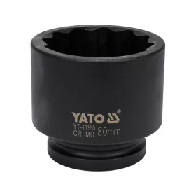 Yato gépi dugókulcs 12 szögletű 1" 80 mm
