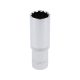 Yato hosszú dugókulcs 12 szögletű 1/2" 19 mm CrV