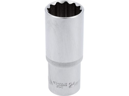 Yato hosszú dugókulcs 12 szögletű 1/2" 24 mm CrV