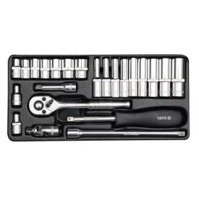 Yato dugókulcs készlet 23 részes 1/4" 4-13 mm CrV