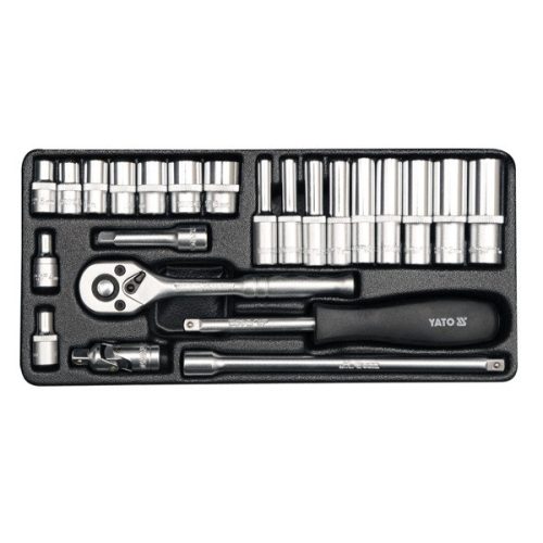 Yato dugókulcs készlet 23 részes 1/4" 4-13 mm CrV