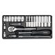 Yato dugókulcs készlet 23 részes 1/4" 4-13 mm CrV