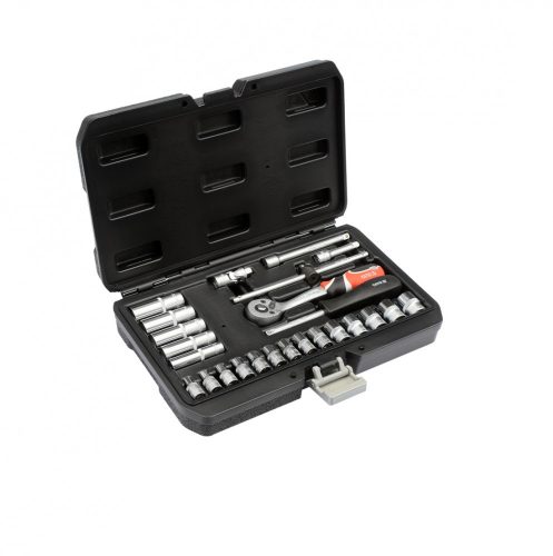 Yato dugókulcs készlet 25 részes 1/4" 3,5-14 mm CrV