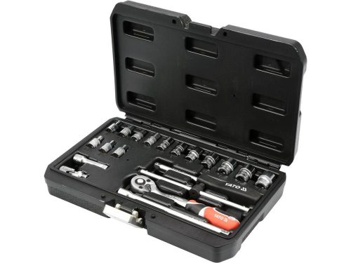 Yato dugókulcs készlet 20 részes 1/4" 3,5-14 mm CrV