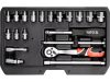 Yato dugókulcs készlet 20 részes 1/4" 3,5-14 mm CrV