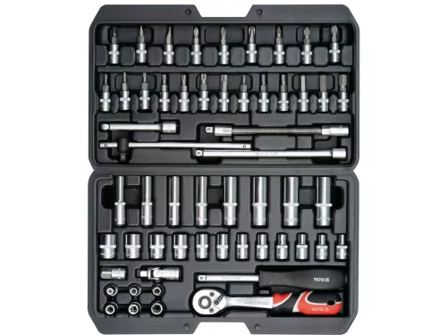 Yato dugókulcs készlet 56 részes 1/4" 4-13 mm CrV