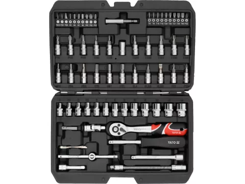 Yato szerszámkészlet 1/4" 68 db