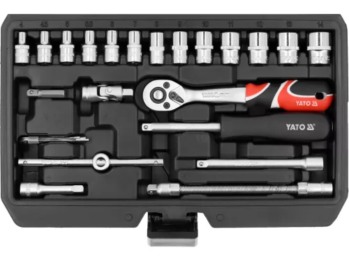 Yato szerszámkészlet 1/4" 68 db