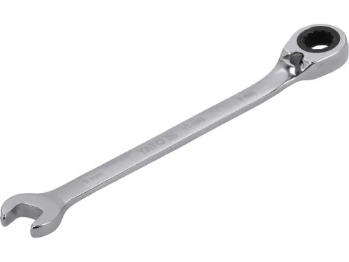 Yato racsnis irányváltós csillag-villáskulcs 9 mm / 150 mm 72T CrV