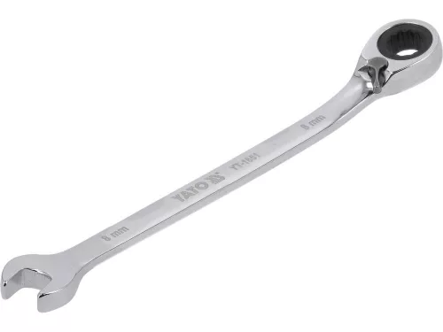 Yato racsnis irányváltós csillag-villáskulcs 10 mm / 160 mm 72T CrV