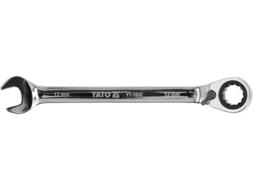 Yato racsnis irányváltós csillag-villáskulcs 12 mm / 170 mm 72T CrV