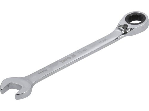 Yato racsnis irányváltós csillag-villáskulcs 14 mm / 190 mm 72T CrV